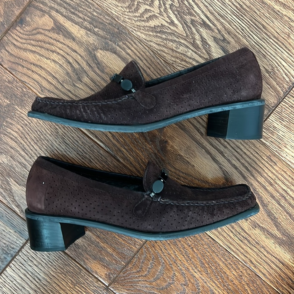 Stuart Weitzman Block Heel Loafers - image 2